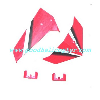 SYMA-S301-S301G helicopter parts tail decoration set (red color)